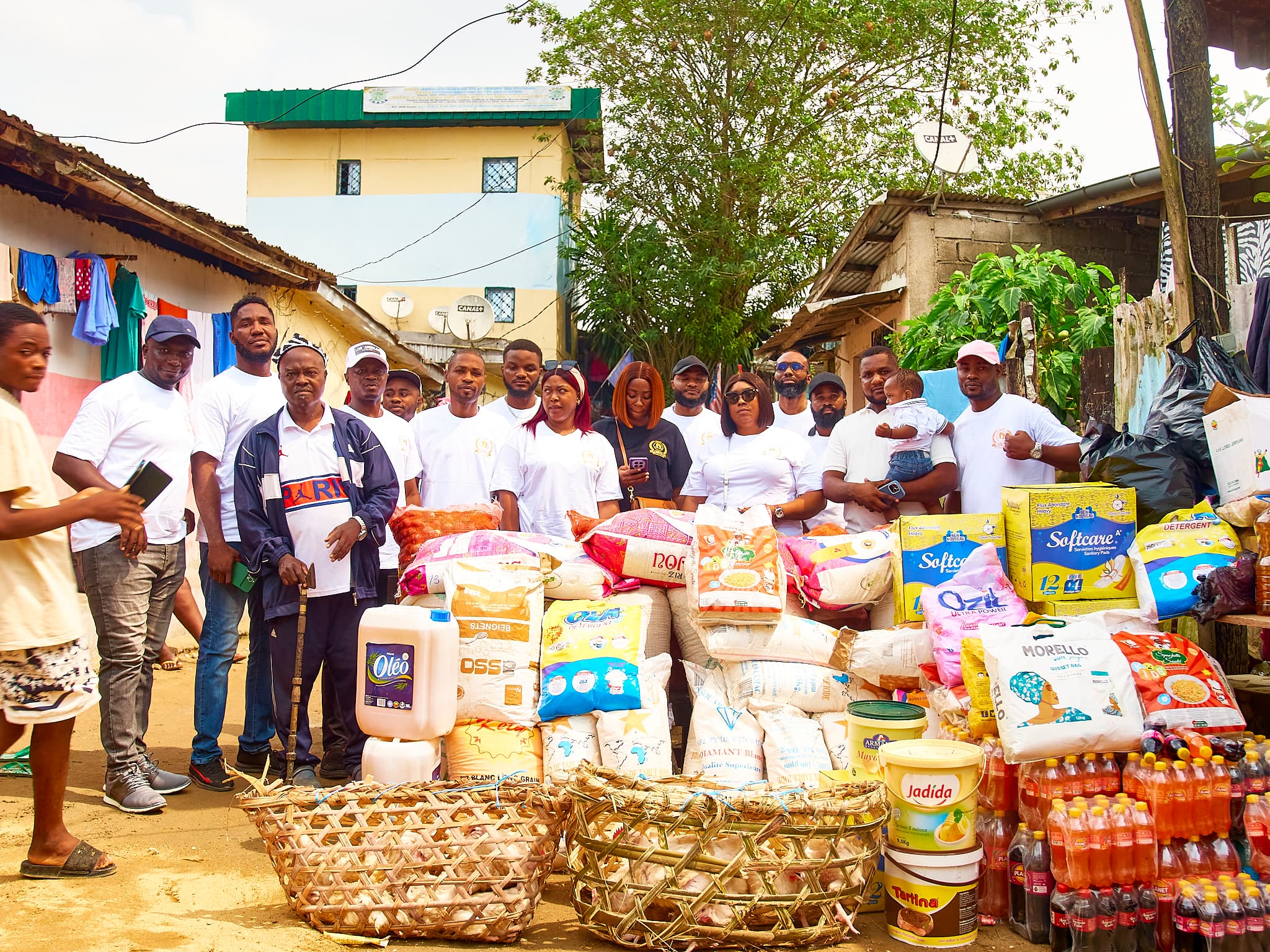 Action de soutien aux personnes déplacées à Douala